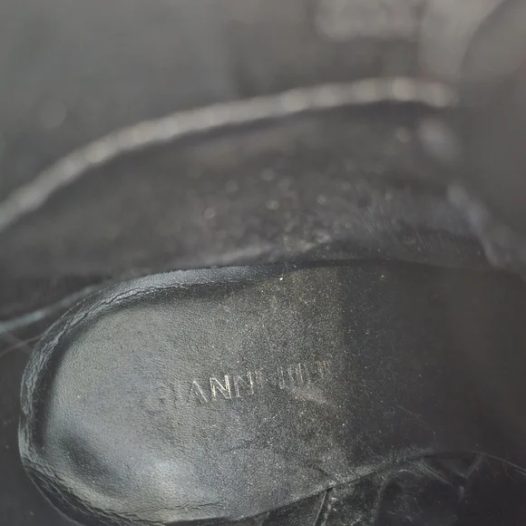 Gianni Bini Rhiannen Plaid Studded Chunky Lug Sole Booties SZ 8.5 - Picture 7 of 8